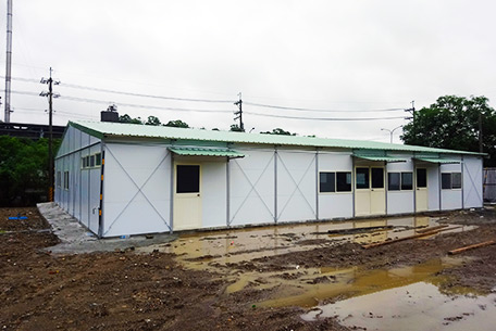 組合屋 臨時屋興建